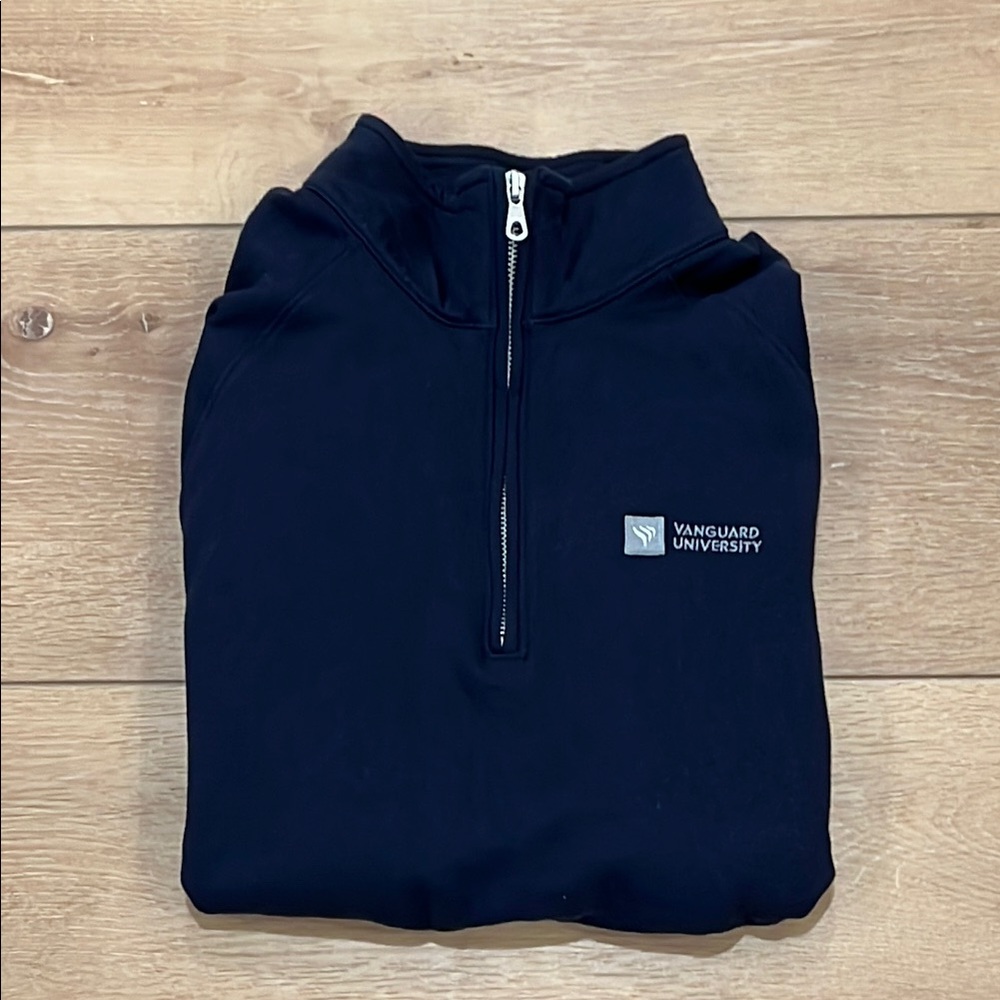 Navy Quarter-Zip Sweater